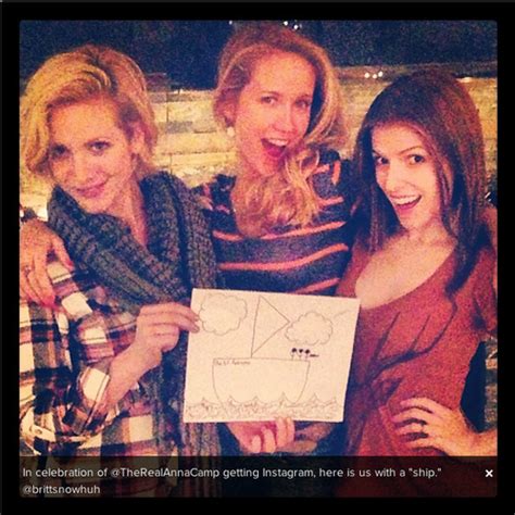 Anna Kendrick Anna Camp Brittany Snow Behind The Scenes Of Pitch