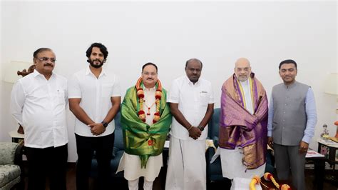 Hd Kumaraswamys Jds Joins Bjp Led Nda Ahead Of 2024 General Elections