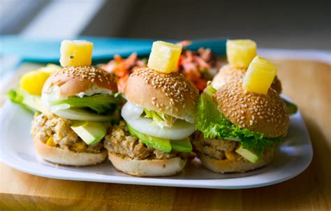 Cali Veggie Burger Sliders with Carrot Sunshine Slaw ...