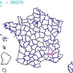 Localisation Du Code Postal Saulce Sur Rh Ne Sur La Carte De France