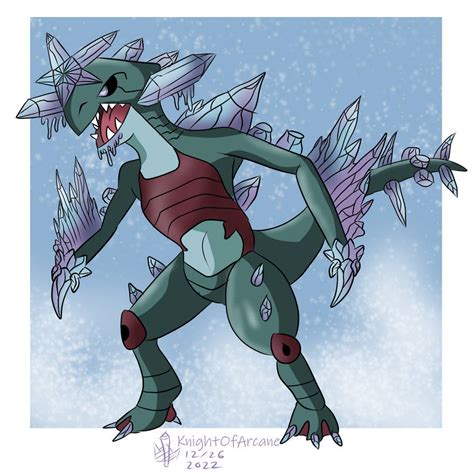 Patreon Poll Ice Type Garchomp By Grimzombieartz On Deviantart