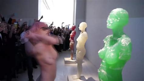 Only One Naked For Performance Art Piece YTboob