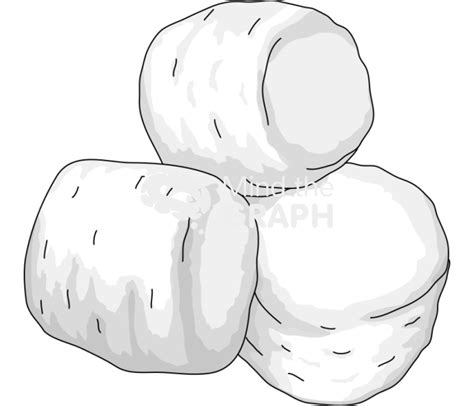 Cotton Balls Clipart Black And White