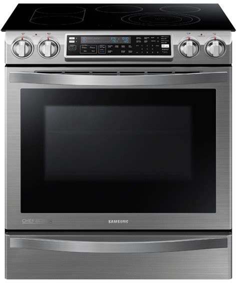 Samsung Ne58h9950ws 30 Inch Slide In Electric Range With 5 Smoothtop