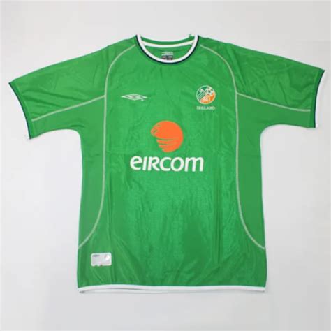 Retro Ireland Home Shirt 2002 SoccerLord