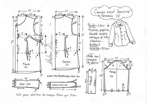 12 Moldes de Camisa Feminina Baixe e Imprima Grátis