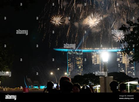 Singapore Singapore Asia December 31 2023 New Year S Eve And New