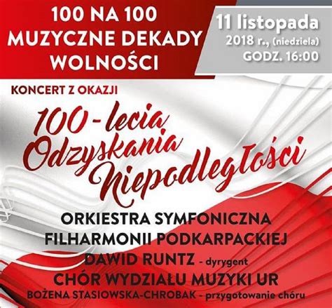 Koncert Z Okazji Lecia Odzyskania Niepodleg O Ci