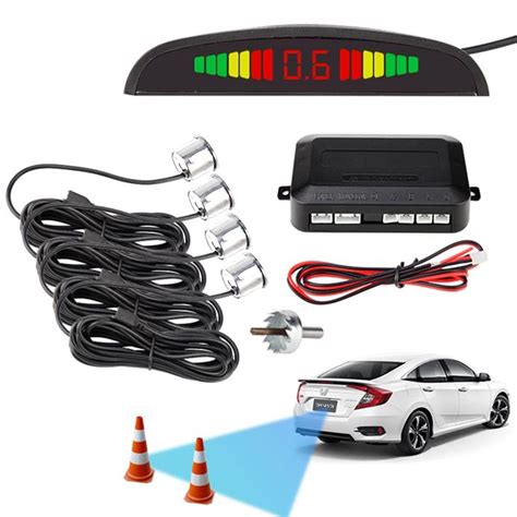 Senzori De Parcare Auto SIKS Cu 4 Receptori Display LED Avertizare