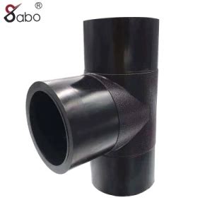 Thermofusion HDPE Pipe Fitting SDR11 SDR17 PE Equal Tee 20 355mm PE