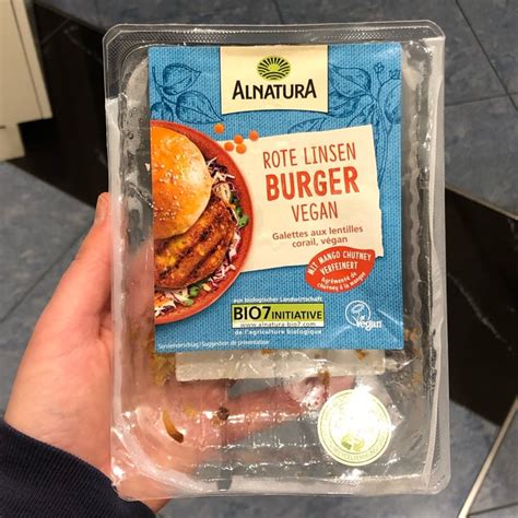 Alnatura Rote Linsen Burger Review Abillion