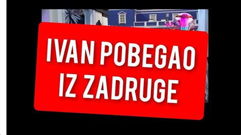 NAKON SVEGA IVAN MARINKOVIC POBEGAO IZ ZADRUGE ŠOK SVI U NEVERICI