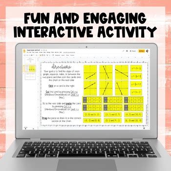 Finding Slope From Graphs Tables Equations And Points Digital Card Sort