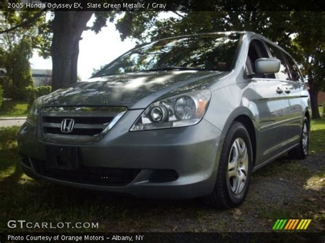 Slate Green Metallic 2005 Honda Odyssey Ex Gray Interior Gtcarlot