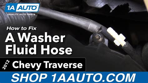 How To Replace Windshield Washer Fluid Hose