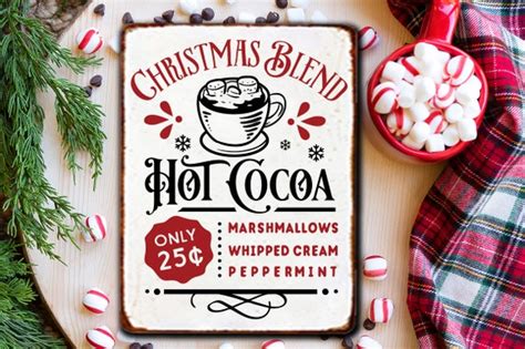 Hot Cocoa Poster Hot Cocoa Svg Old Fashioned Hot Cocoa Svg Etsy