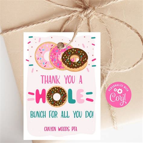 Donut Tag Etsy