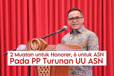 Sudah Rampung Inilah Muatan Pp Turunan Uu Asn Bagian Untuk Honorer