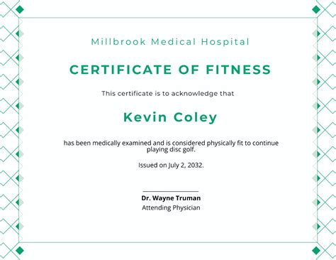 Free Zumba Fitness Certificate Template To Edit Online