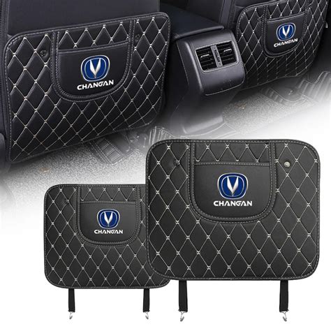 Pcs Car Anti Kick Pad Mat Seat Backrest Protector Cover For Changan