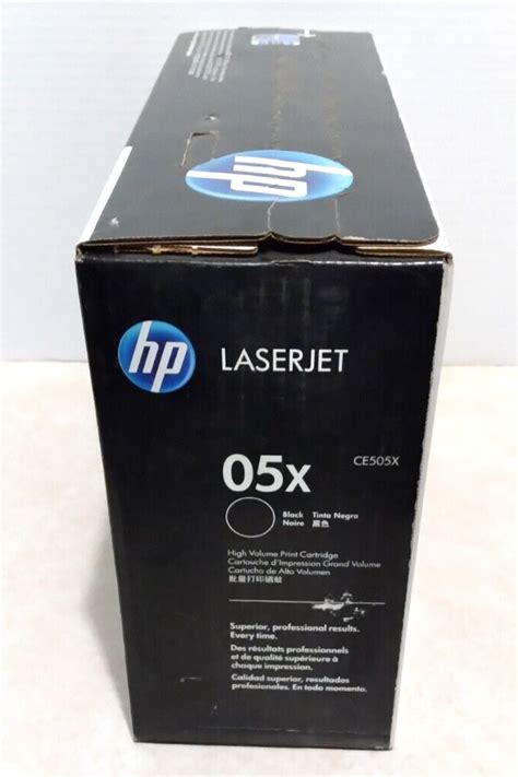 Genuine Hp 05x Black Toner Ce505x New Sealed Box Hp Hologram Ebay