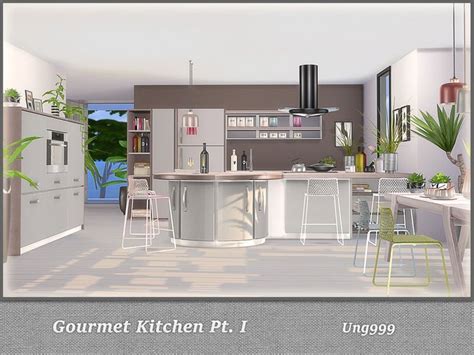 Ung S Gourmet Kitchen Pt I Sims Kitchen Sims House Sims