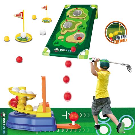 Free Shipping Hot Bee Kids Golf Toy Set Toddler Outdoor Toys 20