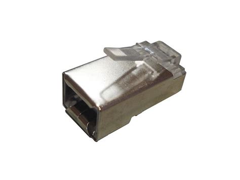 Conector Modular Plug X Rj Macho Cat Blindado Sem Guias Seccon Wt