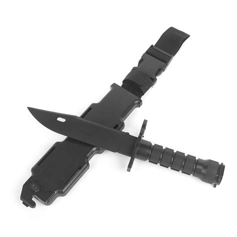 Buy Qiruimy M9 Bayonet Plastic Bendable Rubber Combat With Sheath