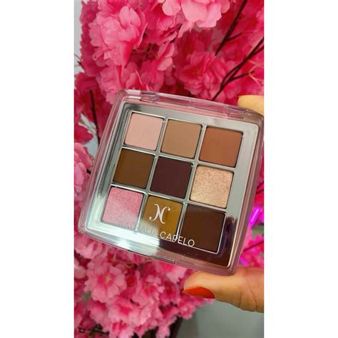 Nath Capelo Paleta De Sombras Nude Glam G Shopee Brasil