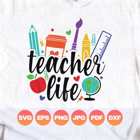 Teacher Svg Teacher Life Svg Teacher Appreciation Week 2022 | Etsy