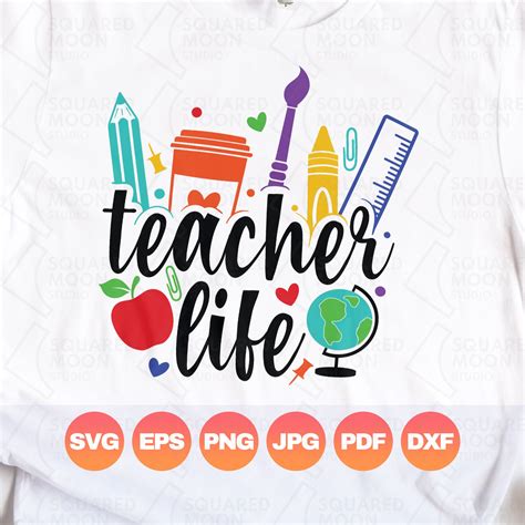 Teacher Svg Teacher Life Svg Teacher Appreciation Week 2022 Etsy