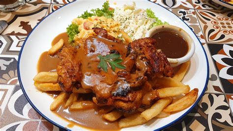 Grill Chicken Chop Nifayyi Warung And Cafe Fair Park Ipoh Malaysian Food Food Plating Ethnic