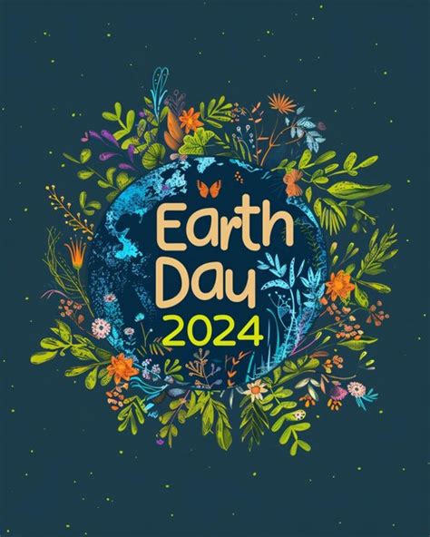 Poster Background For Earth Day 2024 Premium Ai Generated Image