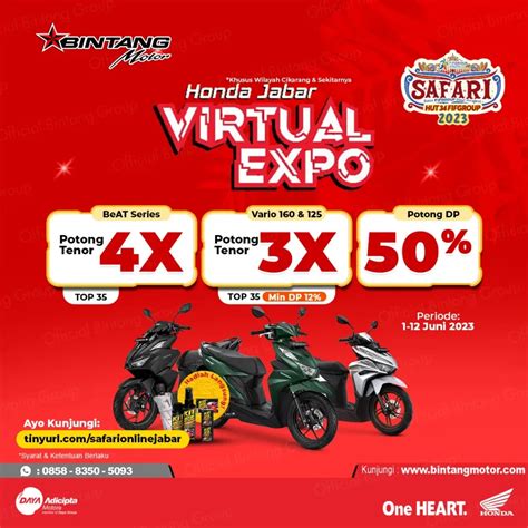 VIRTUAL EXPO Honda Bintang Motor Cikarang Juni 2023 Honda Bintang Motor