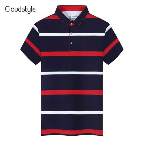 Cloudstyle Brand Polos Mens Printed Polo Shirts Cool Short Sleeve