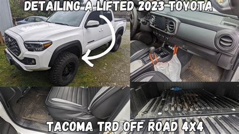 Detailing A Lifted Toyota Tacoma Trd Off Road X Truck On S