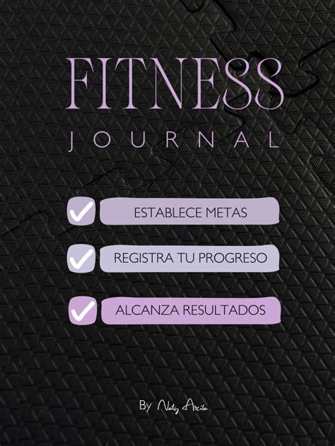 Amazon Fitness Journal Cuaderno Para Llevar Registro Diario De