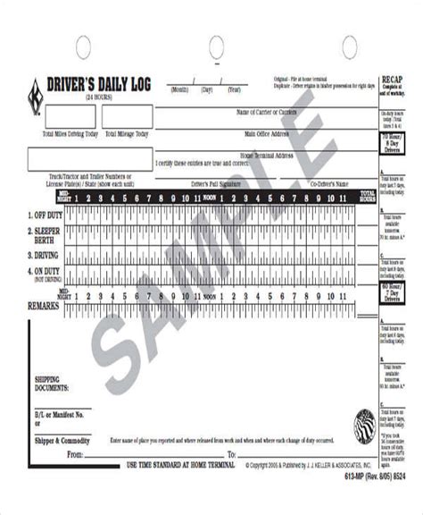 FREE 31 Sample Daily Log Templates In PDF MS Word