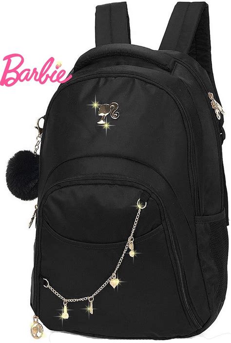 Ditudotem Mochila Escolar Juvenil Notebook Barbie Feminina Costas