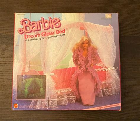 Vintage Mattel Barbie Dream Glow Bed New In Box 1985 No 5641