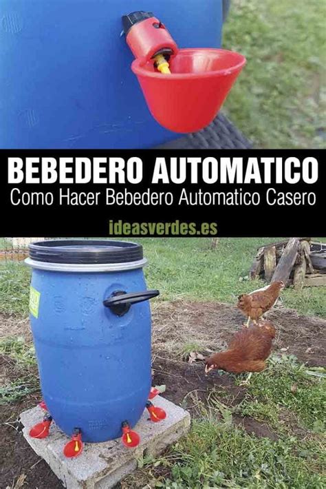 Como Hacer Bebederos Para Gallinas Autom Ticos Casero Ideas Verdes