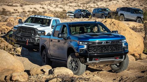 Four Wheeler Pickup Truck And Suv Of The Year Testing Day