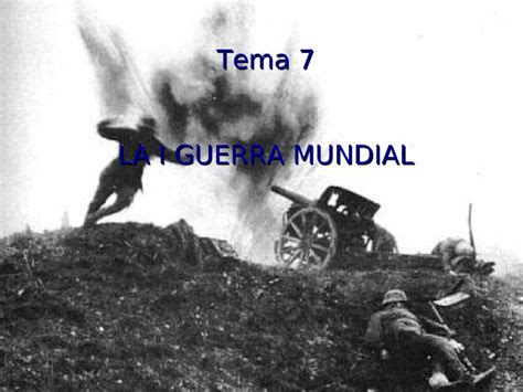 Ppt Jos Lara Galisteo Tema La I Guerra Mundial Tema La I