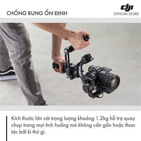 Tay Cầm Gimbal Chống Rung DJI Ronin RSC 2 Single Combo Hàng Chính