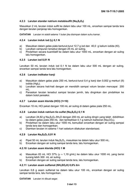 Sni Tentang Udara Ambien Bagian Cara Uji Kadar