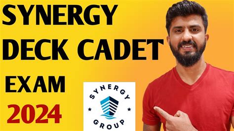 SYNERGY DECK CADET ENTRANCE EXAM 2024 DNS BSC NAUTICAL SCIENCE