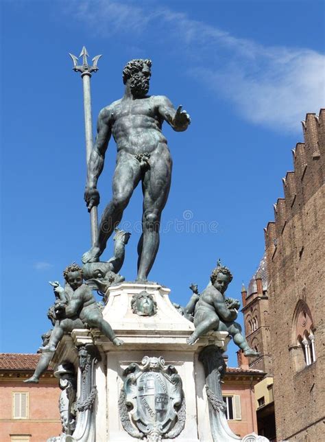 Fountain Of Neptune Bologna Stock Image Image Of Italy Netuno 59452603