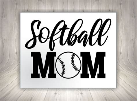 Cricut Softball Mom Svg Free 216 Svg File For Cricut