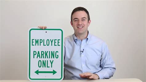 Employee Parking Signs and Stencils - Reserved Parking Signs